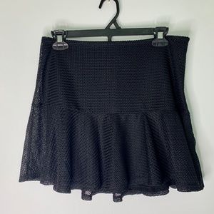 GUESS Black Flare Skirt Size 6